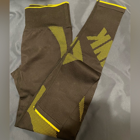 NWOT Victorias Secret Pink Active Ribbed Full Length Workout Leggings - Picture 10 of 13